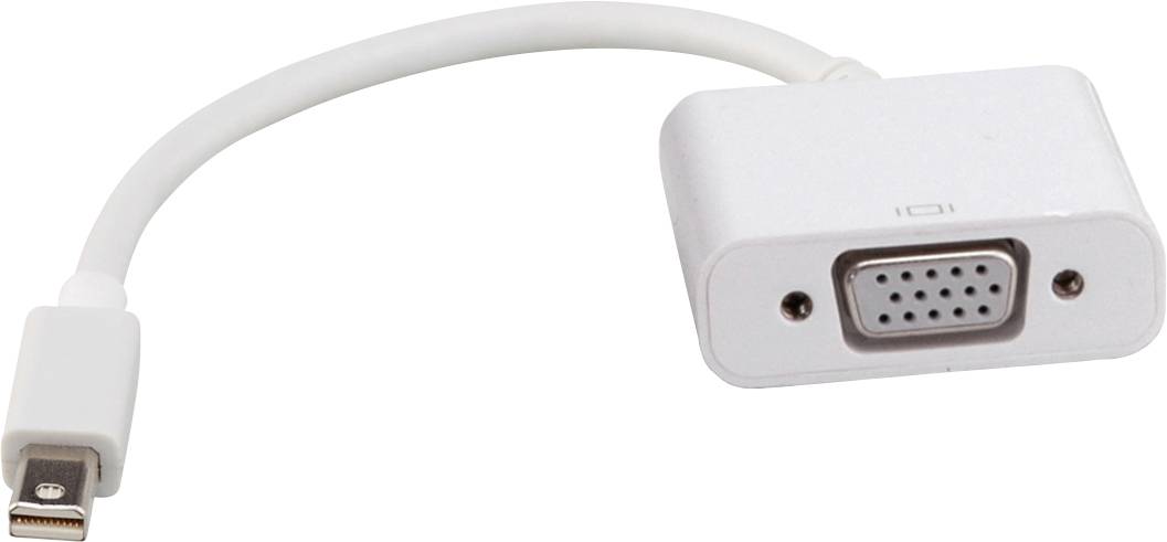Roline USB-C® / VGA Adapterkabel USB-C®-kontakt, VGA 15-polig Uttag 0.10 m Vit 12.03.3140 USB-C®-skärmkabel
