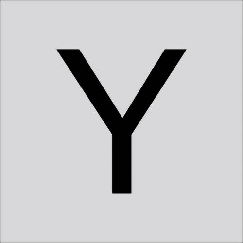 RZB 99223.013.Y Bokstaven ”Y” stor 120 mm 1 st