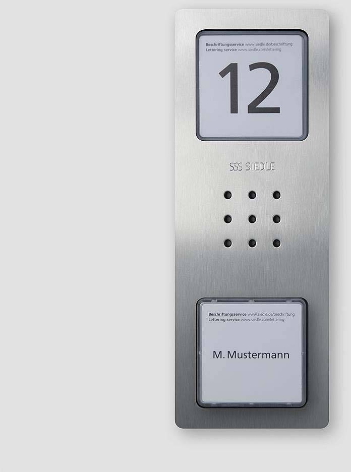Siedle 210008748-00 Intercom Silver