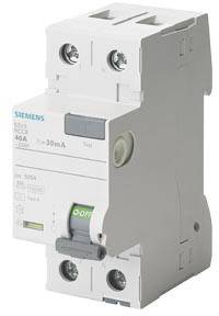Siemens 5SV33146KK13 Jordfelsbrytare A 40 A 0.03 A 125 V