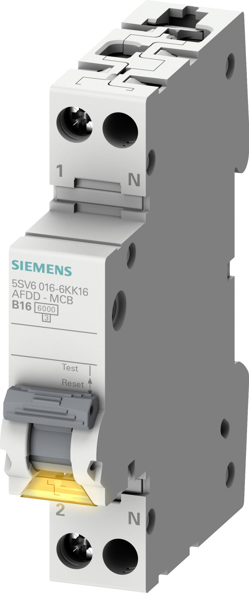 Siemens 5SV60166KK06 Ljusbågsskydd Säkringsstorlek = 1 2-polig 6 A 230 V 1 st