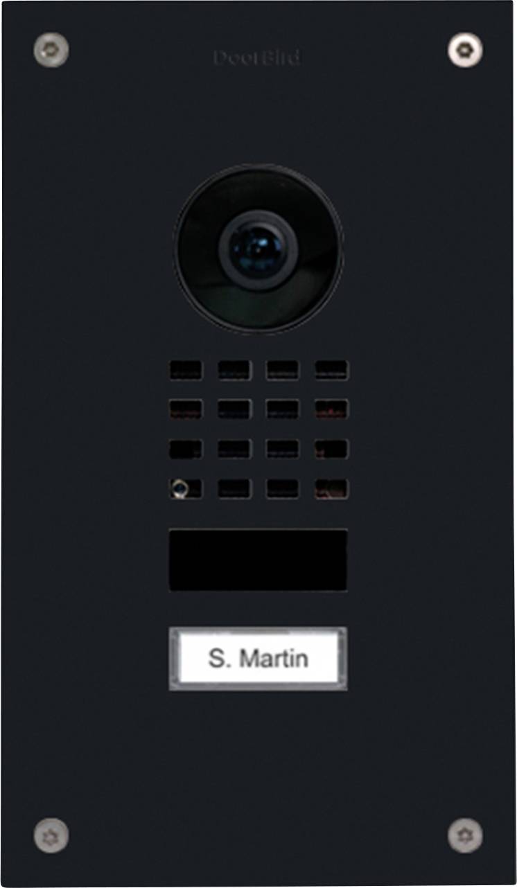 DoorBird D1101UV Porttelefon Bluetooth, LAN Utomhusenhet Grafitsvart (sidenmatt)