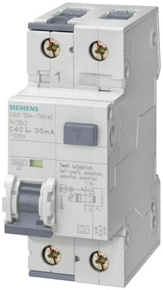 Siemens 5SU13547LB32 Jordfelsbrytare/Säkerhetsbrytare 32 A