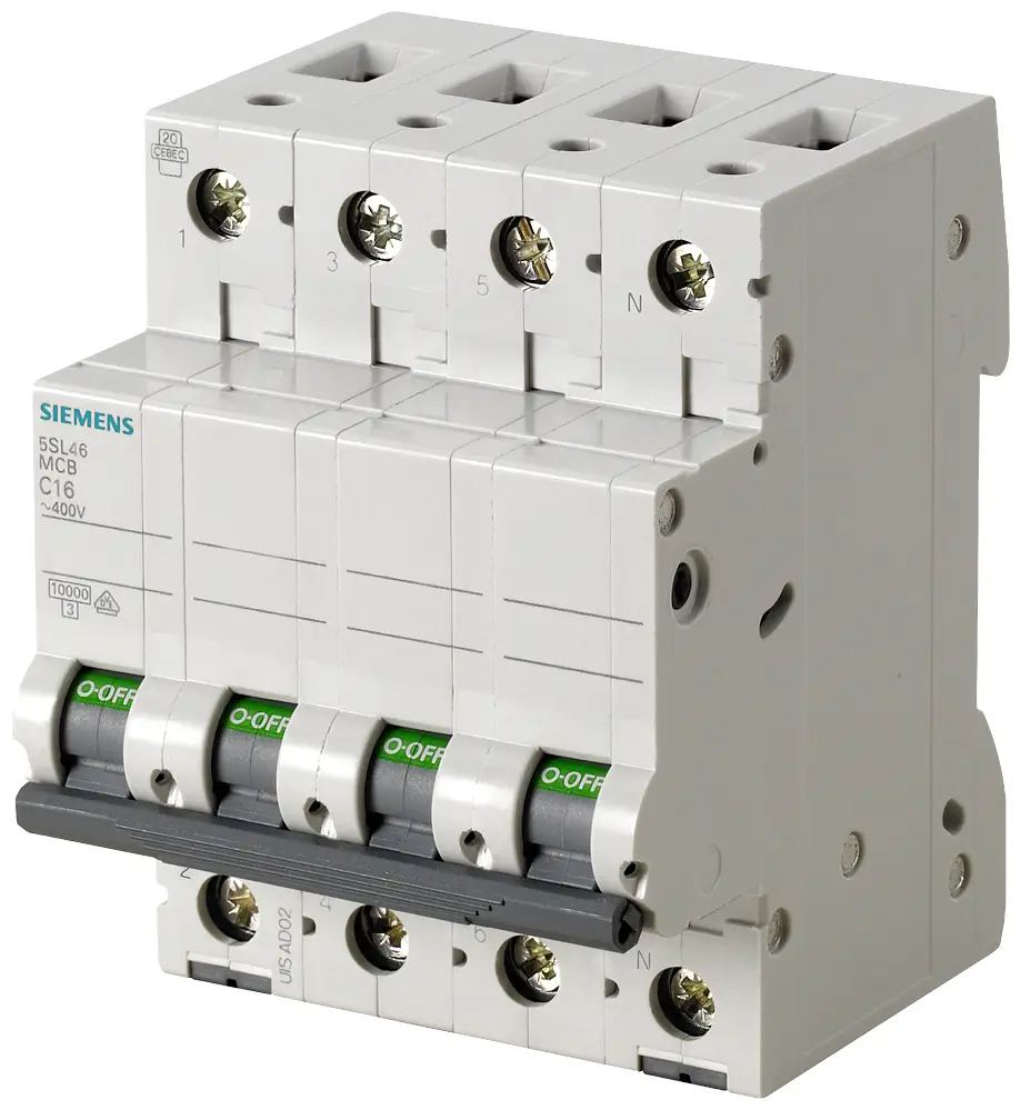Siemens 5SL46157 5SL4615-7 Automatsäkring 1.6 A 400 V