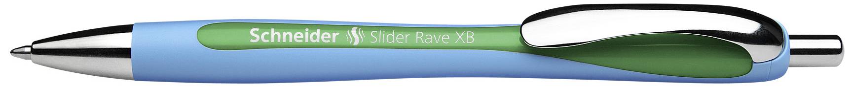 Schneider Schreibgeräte Slider Rave 132504 Kulspetspenna 1 mm Skrivfärg: Grön 1 st