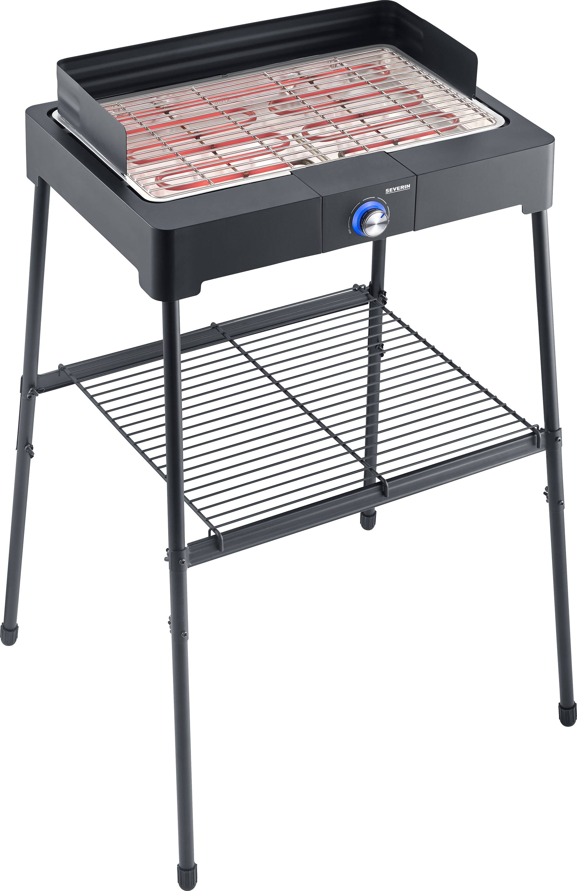 Severin PG 8566 Bordsgrill Elektrisk Kontrolljus Svart