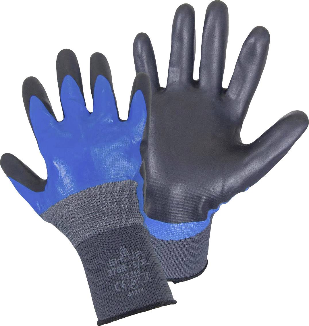 Showa 4702 XL 376R Gr.XL Nylon, Nitril Monteringshandskar Storlek (handskar): 9, XL EN 388 CAT II 1 par