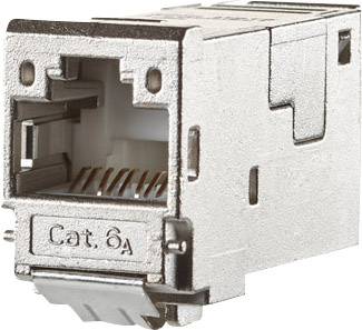 E-DAT modul Cat.6A 8 (8) uttag, T568A Metz Connect 130910-I (130910-I)